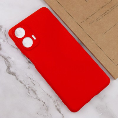 Чохол Silicone Cover Lakshmi Full Camera (AA) для Motorola Moto G24 Червоний / Red Чохол Silicone Cover Lakshmi Full Camera (AA) для Motorola Moto G24 Червоний / Red
