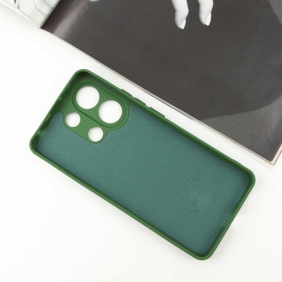 Чохол Silicone Cover Lakshmi Full Camera (AA) для Xiaomi Redmi Note 13 4G Зелений / Dark green Чохол Silicone Cover Lakshmi Full Camera (AA) для Xiaomi Redmi Note 13 4G Зелений / Dark green
