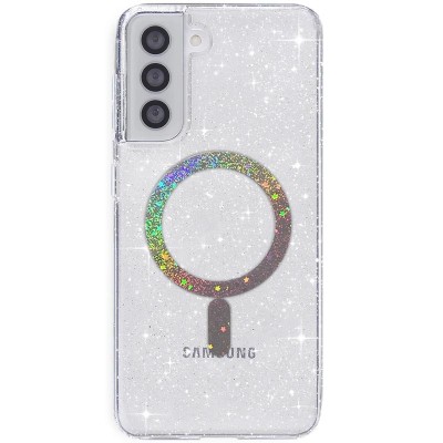 Чохол TPU Eclipse Sparkle (MagFit) для Samsung Galaxy S22 Clear Чохол TPU Eclipse Sparkle (MagFit) для Samsung Galaxy S22 Clear