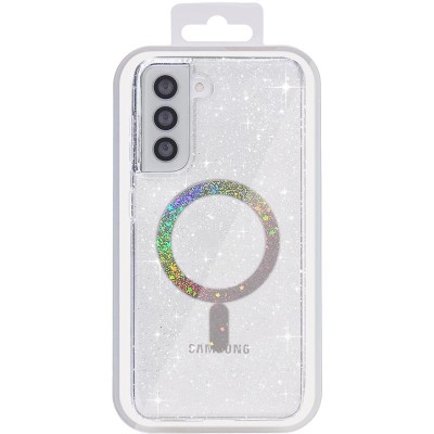 Чохол TPU Eclipse Sparkle (MagFit) для Samsung Galaxy S22 Clear Чохол TPU Eclipse Sparkle (MagFit) для Samsung Galaxy S22 Clear