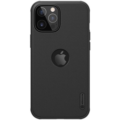 Чехол Nillkin Matte Pro с лого для Apple iPhone 12 Pro Max (6.7") Черный Чехол Nillkin Matte Pro с лого для Apple iPhone 12 Pro Max (6.7") Черный