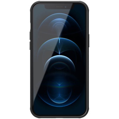 Чехол Nillkin Matte Pro с лого для Apple iPhone 12 Pro Max (6.7") Черный Чехол Nillkin Matte Pro с лого для Apple iPhone 12 Pro Max (6.7") Черный