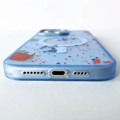 Чохол TPU+PC Flush with MagSafe для Apple iPhone 14 Pro (6.1") Lazure Чохол TPU+PC Flush with MagSafe для Apple iPhone 14 Pro (6.1") Lazure