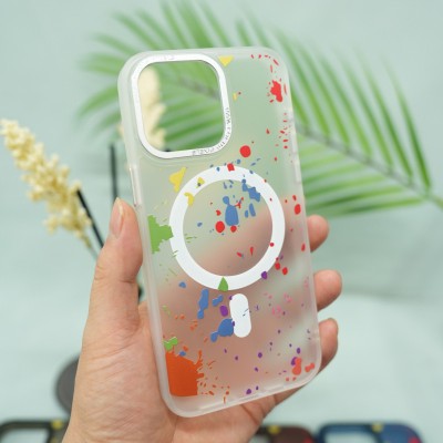 Чохол TPU+PC Flush with MagSafe для Apple iPhone 14 Pro (6.1") White Чохол TPU+PC Flush with MagSafe для Apple iPhone 14 Pro (6.1") White