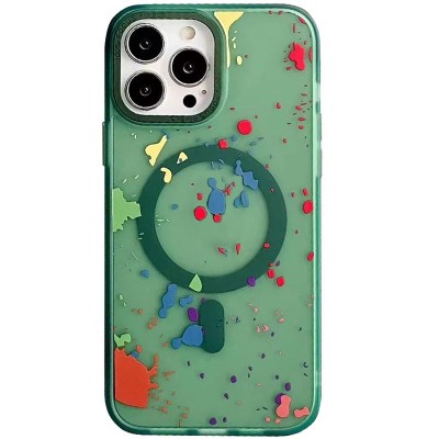 Чохол TPU+PC Flush with MagSafe для Apple iPhone 14 Pro Max (6.7") Dark green Чохол TPU+PC Flush with MagSafe для Apple iPhone 14 Pro Max (6.7") Dark green