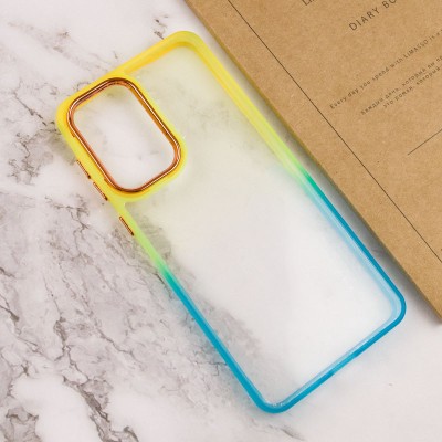 Чохол TPU+PC Fresh sip series для Samsung Galaxy A55 Бірюзовий / Помаранчевий Чохол TPU+PC Fresh sip series для Samsung Galaxy A55 Бірюзовий / Помаранчевий