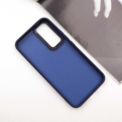 Чохол TPU+PC Lyon Frosted для Samsung Galaxy A55 Navy Blue Чохол TPU+PC Lyon Frosted для Samsung Galaxy A55 Navy Blue