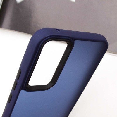 Чохол TPU+PC Lyon Frosted для Samsung Galaxy A55 Navy Blue Чохол TPU+PC Lyon Frosted для Samsung Galaxy A55 Navy Blue