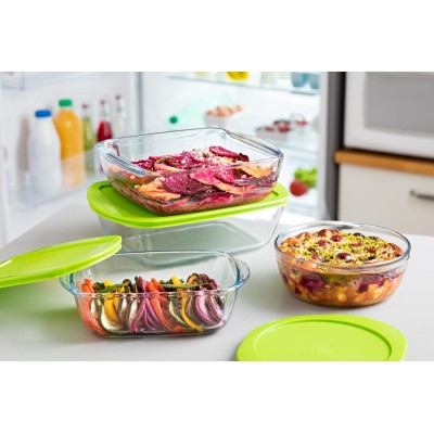 Форма с/к PYREX C&S д/запікан. з кр. 1 л кругл. 20 см (207P000/7645) Форма с/к PYREX C&S д/запікан. з кр. 1 л кругл. 20 см (207P000/7645)