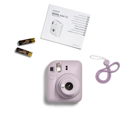 Фотокамера FUJI INSTAX MINI 12 Бузково-фіолетова Фотокамера FUJI INSTAX MINI 12 Бузково-фіолетова