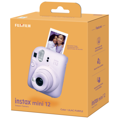 Фотокамера FUJI INSTAX MINI 12 Бузково-фіолетова Фотокамера FUJI INSTAX MINI 12 Бузково-фіолетова