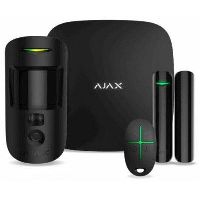 Ajax, StarterKit CAM PLUS black EU комплект охоронної сигналізації Ajax, StarterKit CAM PLUS black EU комплект охоронної сигналізації