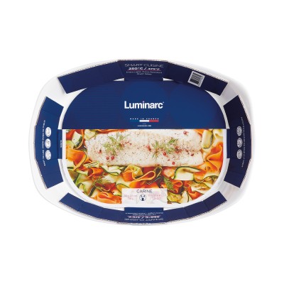 Форма с/к LUMINARC SMART CUISINE CARINE д.запік/прямокут/30*22 см (P8332) Форма с/к LUMINARC SMART CUISINE CARINE д.запік/прямокут/30*22 см (P8332)