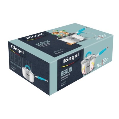 Ківш RINGEL Berlin Ківш 16 см (1.6 л) з кришкою (RG-40013-16) Ківш RINGEL Berlin Ківш 16 см (1.6 л) з кришкою (RG-40013-16)