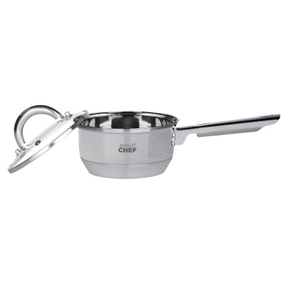Ківш BRAVO CHEF 14 см (1.15 л) з кришкою (BC-4001-14)