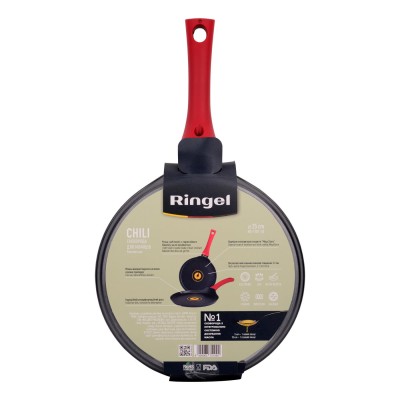 Сковорода RINGEL Chili пательня для млинців 25 см б/кришки (RG-1101-25) Сковорода RINGEL Chili пательня для млинців 25 см б/кришки (RG-1101-25)