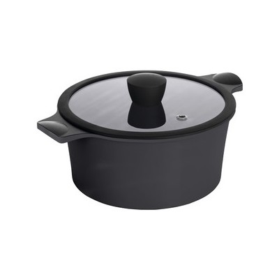 Каструля RINGEL Zitrone Black 24x12 см (4.2л) кришкою (RG-2108-24/1 BL-R) Каструля RINGEL Zitrone Black 24x12 см (4.2л) кришкою (RG-2108-24/1 BL-R)
