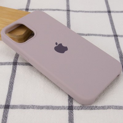 Чохол Silicone Case (AA) для Apple iPhone 12 Pro / 12 (6.1") Сірий / Lavender Чохол Silicone Case (AA) для Apple iPhone 12 Pro / 12 (6.1") Сірий / Lavender