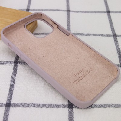 Чохол Silicone Case (AA) для Apple iPhone 12 Pro / 12 (6.1") Сірий / Lavender Чохол Silicone Case (AA) для Apple iPhone 12 Pro / 12 (6.1") Сірий / Lavender