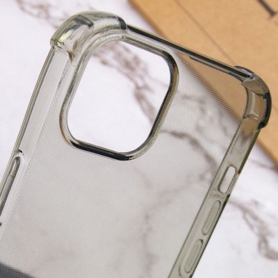 TPU чохол GETMAN Ease logo посилені кути для Apple iPhone 13 mini (5.4") Сірий (прозорий) TPU чохол GETMAN Ease logo посилені кути для Apple iPhone 13 mini (5.4") Сірий (прозорий)