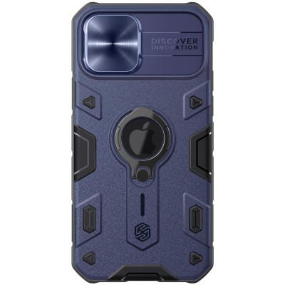 TPU+PC чохол Nillkin CamShield Armor (шторка на камеру) для Apple iPhone 12 Pro Max (6.7") Синій TPU+PC чохол Nillkin CamShield Armor (шторка на камеру) для Apple iPhone 12 Pro Max (6.7") Синій