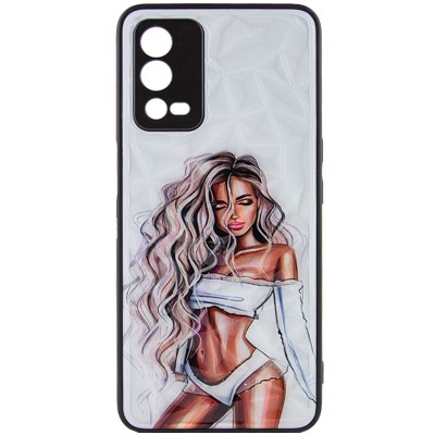 TPU+PC чохол Prisma Ladies для Oppo A55 4G White TPU+PC чохол Prisma Ladies для Oppo A55 4G White