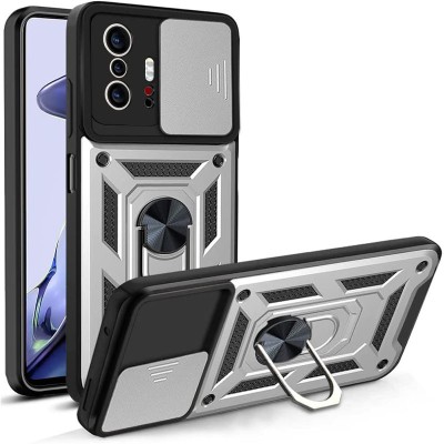 Ударостійкий чохол Camshield Serge Ring для Xiaomi 11T / 11T Pro Срібний Ударостійкий чохол Camshield Serge Ring для Xiaomi 11T / 11T Pro Срібний