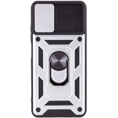 Ударостійкий чохол Camshield Serge Ring для Xiaomi 11T / 11T Pro Срібний Ударостійкий чохол Camshield Serge Ring для Xiaomi 11T / 11T Pro Срібний