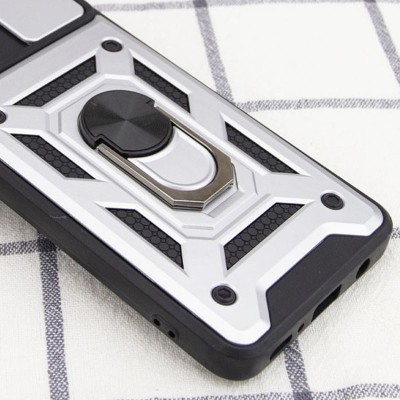 Ударостійкий чохол Camshield Serge Ring для Xiaomi 11T / 11T Pro Срібний Ударостійкий чохол Camshield Serge Ring для Xiaomi 11T / 11T Pro Срібний