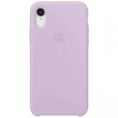 Чохол Silicone Case (AA) для Apple iPhone XR (6.1") Сірий / Lavender Чохол Silicone Case (AA) для Apple iPhone XR (6.1") Сірий / Lavender