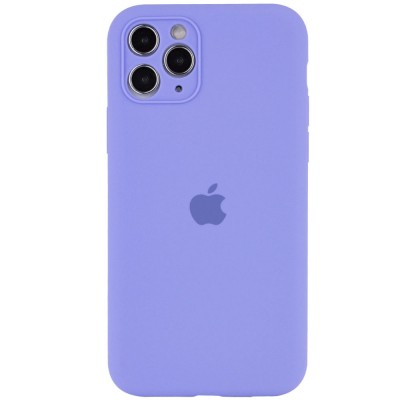 Чохол Silicone Case Full Camera Protective (AA) для Apple iPhone 12 Pro (6.1") Бузковий / Dasheen Чохол Silicone Case Full Camera Protective (AA) для Apple iPhone 12 Pro (6.1") Бузковий / Dasheen