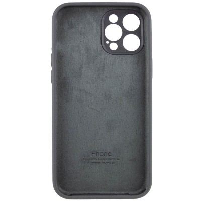 Чохол Silicone Case Full Camera Protective (AA) для Apple iPhone 12 Pro (6.1") Сірий / Dark Gray Чохол Silicone Case Full Camera Protective (AA) для Apple iPhone 12 Pro (6.1") Сірий / Dark Gray