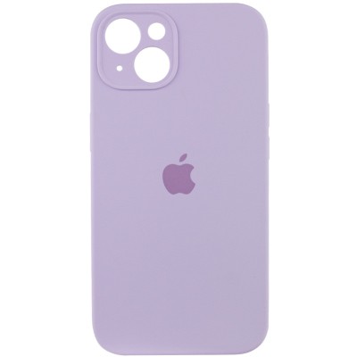 Чохол Silicone Case Full Camera Protective (AA) для Apple iPhone 13 (6.1") Бузковий / Lilac