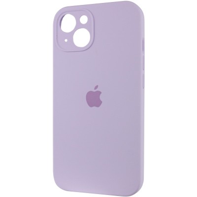 Чохол Silicone Case Full Camera Protective (AA) для Apple iPhone 13 (6.1") Бузковий / Lilac