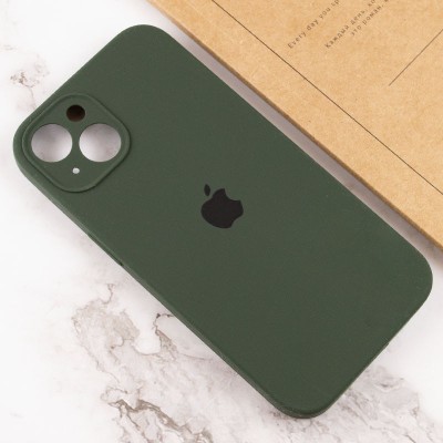 Чохол Silicone Case Full Camera Protective (AA) для Apple iPhone 13 (6.1") Зелений / Cyprus Green Чохол Silicone Case Full Camera Protective (AA) для Apple iPhone 13 (6.1") Зелений / Cyprus Green