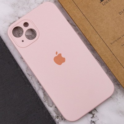 Чохол Silicone Case Full Camera Protective (AA) для Apple iPhone 13 (6.1") Рожевий / Chalk Pink Чохол Silicone Case Full Camera Protective (AA) для Apple iPhone 13 (6.1") Рожевий / Chalk Pink