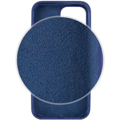 Чохол Silicone Case Full Protective (AA) для Apple iPhone 14 (6.1") Синій / Deep navy