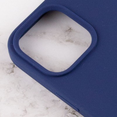 Чохол Silicone Case Full Protective (AA) для Apple iPhone 14 (6.1") Синій / Deep navy