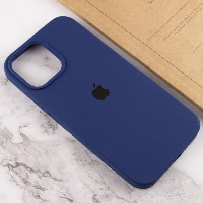 Чохол Silicone Case Full Protective (AA) для Apple iPhone 14 (6.1") Синій / Deep navy