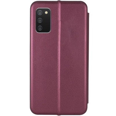 Шкіряний чохол (книжка) Classy для Samsung Galaxy A03s / A02s Бордовий Шкіряний чохол (книжка) Classy для Samsung Galaxy A03s / A02s Бордовий