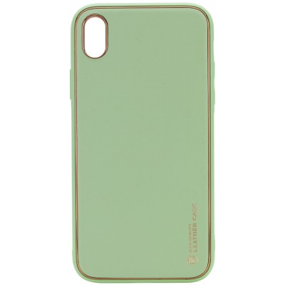 Шкіряний чохол Xshield для Apple iPhone X / XS (5.8") Зелений / Pistachio Шкіряний чохол Xshield для Apple iPhone X / XS (5.8") Зелений / Pistachio