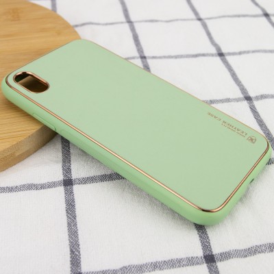 Шкіряний чохол Xshield для Apple iPhone X / XS (5.8") Зелений / Pistachio Шкіряний чохол Xshield для Apple iPhone X / XS (5.8") Зелений / Pistachio