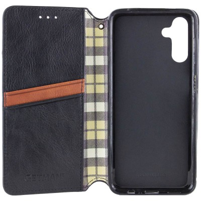 Шкіряний чохол книжка GETMAN Cubic (PU) для Samsung Galaxy A04s Чорний Шкіряний чохол книжка GETMAN Cubic (PU) для Samsung Galaxy A04s Чорний