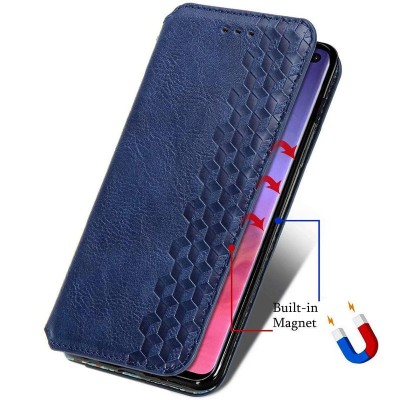Шкіряний чохол книжка GETMAN Cubic (PU) для Samsung Galaxy A23 4G Синій Шкіряний чохол книжка GETMAN Cubic (PU) для Samsung Galaxy A23 4G Синій