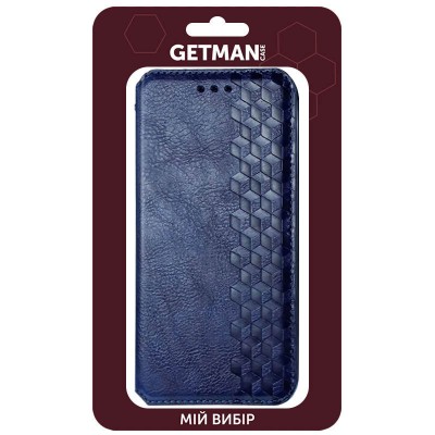 Шкіряний чохол книжка GETMAN Cubic (PU) для Samsung Galaxy A23 4G Синій Шкіряний чохол книжка GETMAN Cubic (PU) для Samsung Galaxy A23 4G Синій