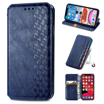 Шкіряний чохол книжка GETMAN Cubic (PU) для Xiaomi 11T / 11T Pro Синій Шкіряний чохол книжка GETMAN Cubic (PU) для Xiaomi 11T / 11T Pro Синій