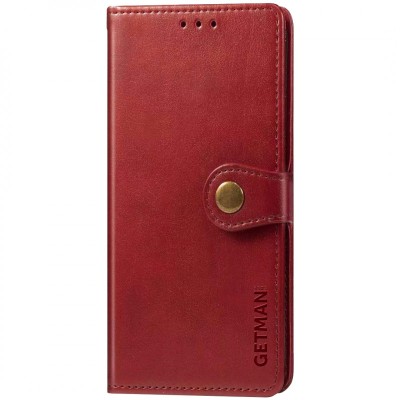Шкіряний чохол книжка GETMAN Gallant (PU) для Samsung Galaxy A11 Червоний Шкіряний чохол книжка GETMAN Gallant (PU) для Samsung Galaxy A11 Червоний