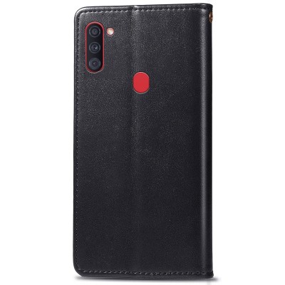 Шкіряний чохол книжка GETMAN Gallant (PU) для Samsung Galaxy A11 Чорний Шкіряний чохол книжка GETMAN Gallant (PU) для Samsung Galaxy A11 Чорний