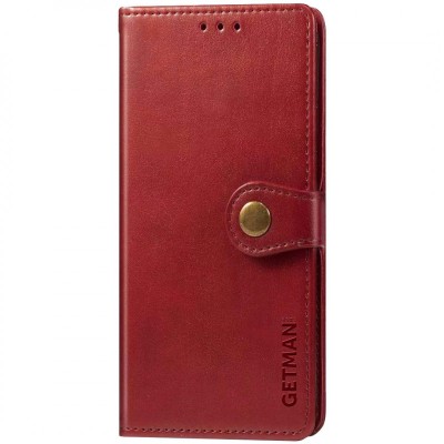 Шкіряний чохол книжка GETMAN Gallant (PU) для Xiaomi Redmi Note 11 (Global) / Note 11S Червоний Шкіряний чохол книжка GETMAN Gallant (PU) для Xiaomi Redmi Note 11 (Global) / Note 11S Червоний