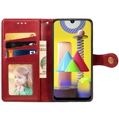 Шкіряний чохол книжка GETMAN Gallant (PU) для Xiaomi Redmi Note 11 (Global) / Note 11S Червоний Шкіряний чохол книжка GETMAN Gallant (PU) для Xiaomi Redmi Note 11 (Global) / Note 11S Червоний